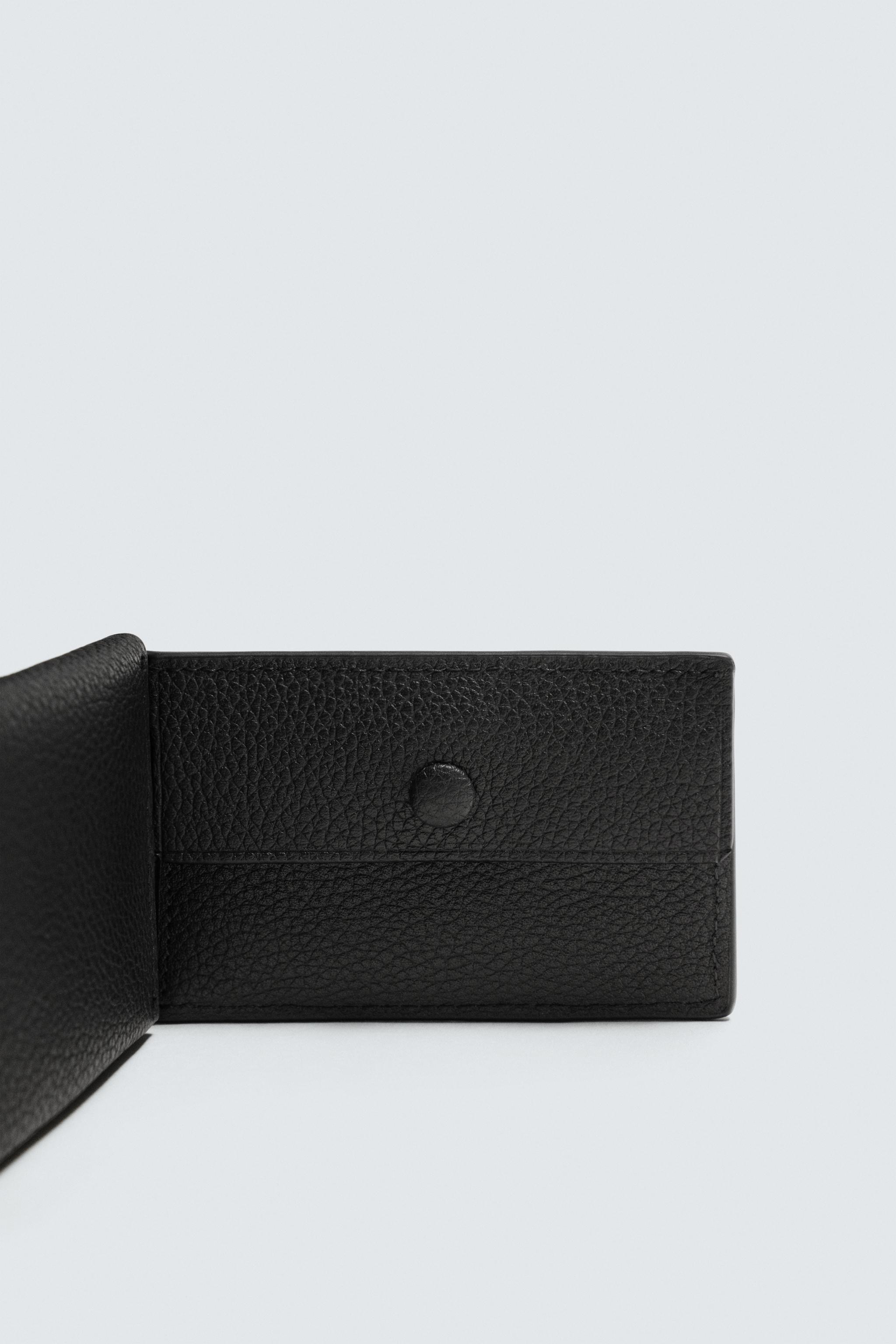 PORTE-CARTES PLIABLE EN CUIR